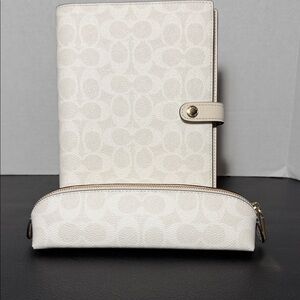 Coach Notebook & Pencil Set